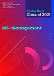 Profile Book: MS Management Class of 2021 by Institute of Business Administration