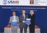 Signing of MoU between IBA and USAID by Institute of Business Administration