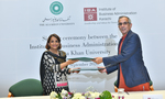 IBA Karachi and Aga Khan University sign MoU for collaborative research by Institute of Business Administration