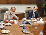MoU Signing Ceremony between the IBA, Karachi and OTF by Institute of Business Administration