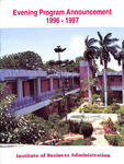 Evening Program Announcement 1996-1997