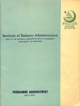 Programme Announcement 1975-1977